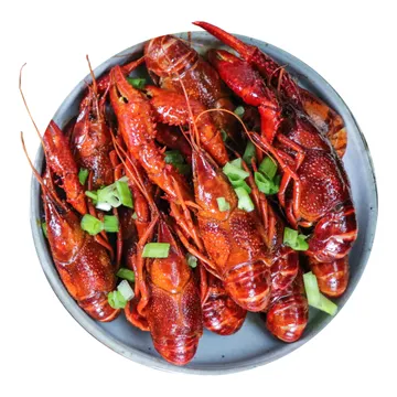 小龙虾食物小吃表情包