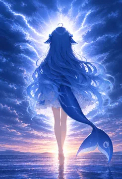 雷光海境的蓝尾人鱼