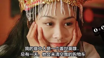 我的意中人是一个盖世英雄总有一天，他会来清空我的购物车