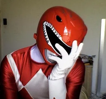power rangers facepalm