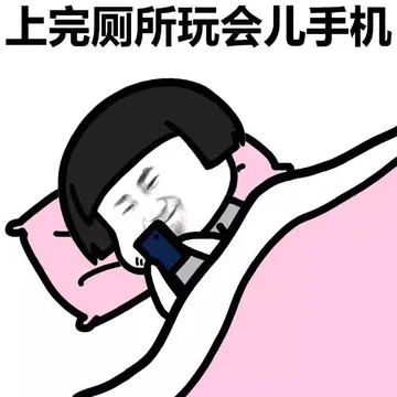 上完厕所玩会儿手机