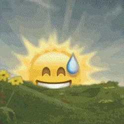 太阳流汗表情包
