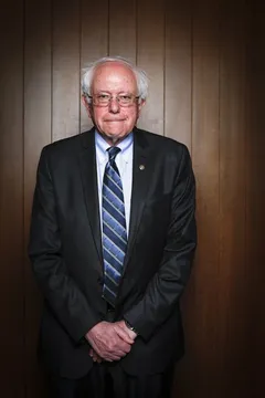 Bernie Sanders standing
