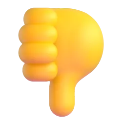 Thumbs down