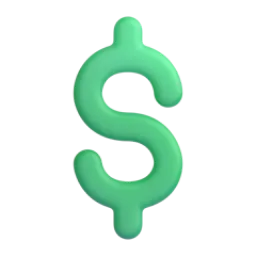 Heavy dollar sign