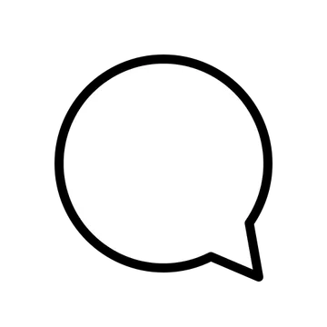 Left speech bubble