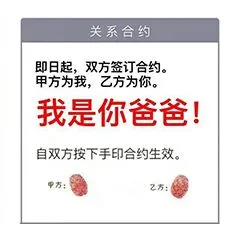 关系合约即日起.双方签订合约甲方为我.乙方为你我是你爸爸!自双方按下手印合约生效.