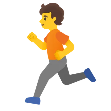 Person running
