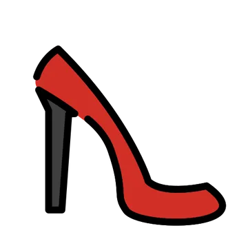High-heeled shoe