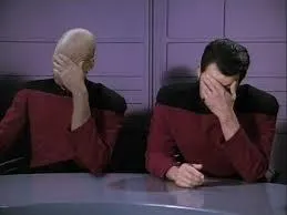 Star Trek Double Facepalm