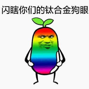 闪瞎你们的钛合金狗眼