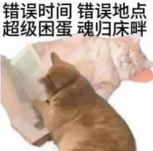 错误时间错误地点超级困蛋魂归床畔