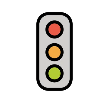 Vertical traffic light