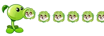 豌豆射手发射菜狗 emoji