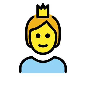 Person with crown