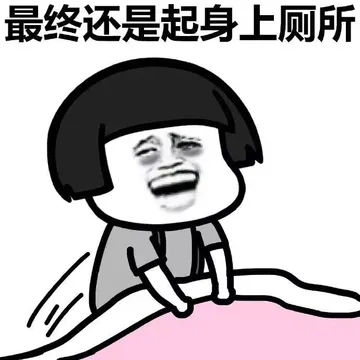 最终还是起身上厕所
