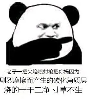 烧的一干二净
