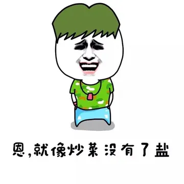 恩，就像炒菜没有了盐