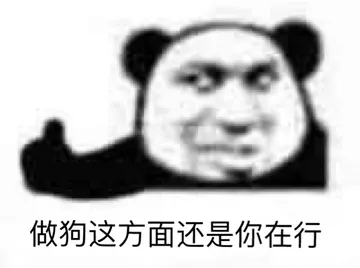 做狗这方面还是你在行