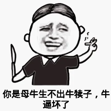 你是母牛生不出牛犊子.牛逼坏了!