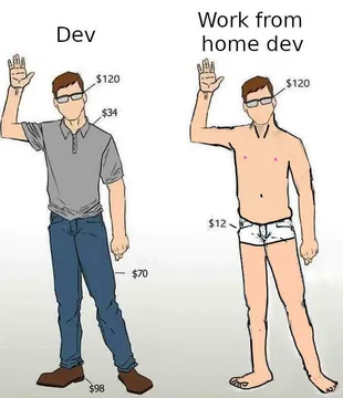 Developers When They Work From Home