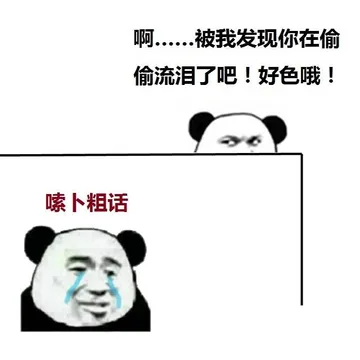 啊 被我发现你在偷偷流泪了吧