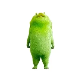 绿色外星小猫魔性跳舞gif