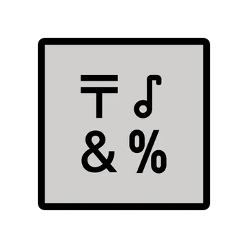 Input symbols