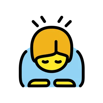 Person bowing