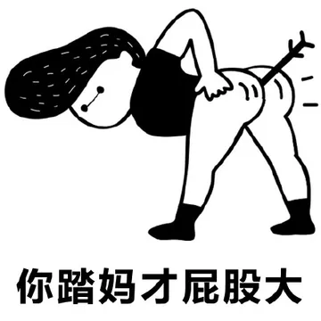 你踏妈才屁股大