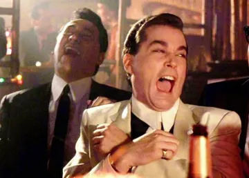 Wise guys laughing