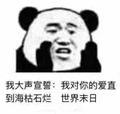 我大声宣誓