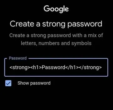Strong Password Indeed