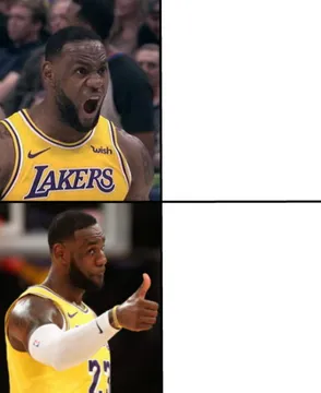 LeBron angry-happy