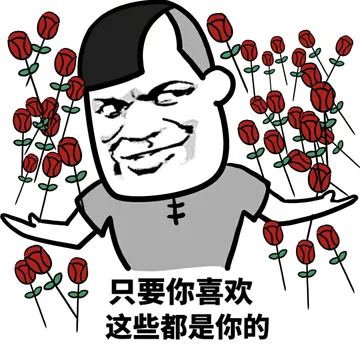 只要你喜欢 这些都是你的（花）