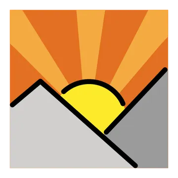 Sunrise over mountains