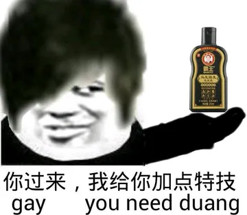 你过来，我给你加点特效（gay you need duang）