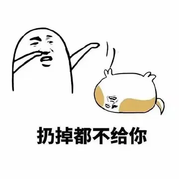 扔掉都不给你