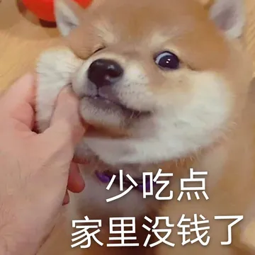少吃点家里没钱了