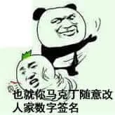 马克丁00001-也就你马克丁随意改人家数字签名