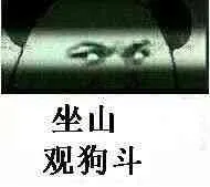 坐山观狗斗！（熊猫人）