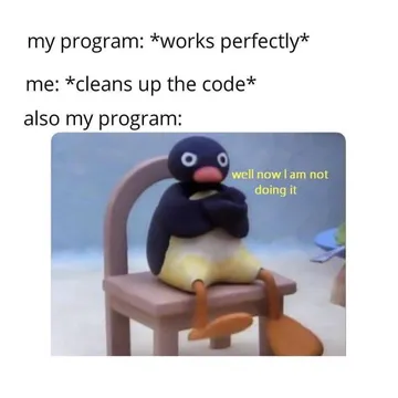 When You Refactor Your Code