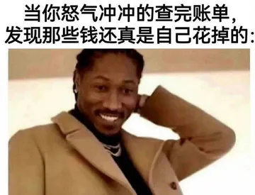 当你怒气冲冲的查完账单，发现那些钱还真是自己花掉的：