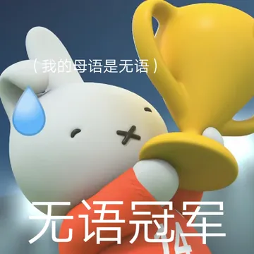 我的母语是无语)无语冠军