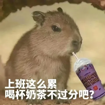 上班这么累GRIMAGERTHDAm喝杯奶茶不过分吧？