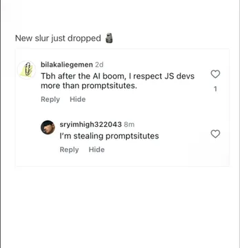 Promptsitutes: The New Bottom Of The Dev Food Chain