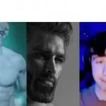 Ripped Colonel Sanders vs Gigachad vs Femboy GIF Template