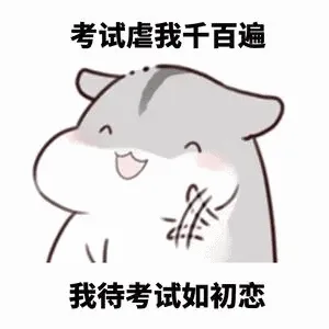 考试虐我千百遍.我待考试如初恋