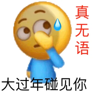 真无语大过年碰见你