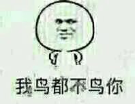 我鸟都不鸟你
